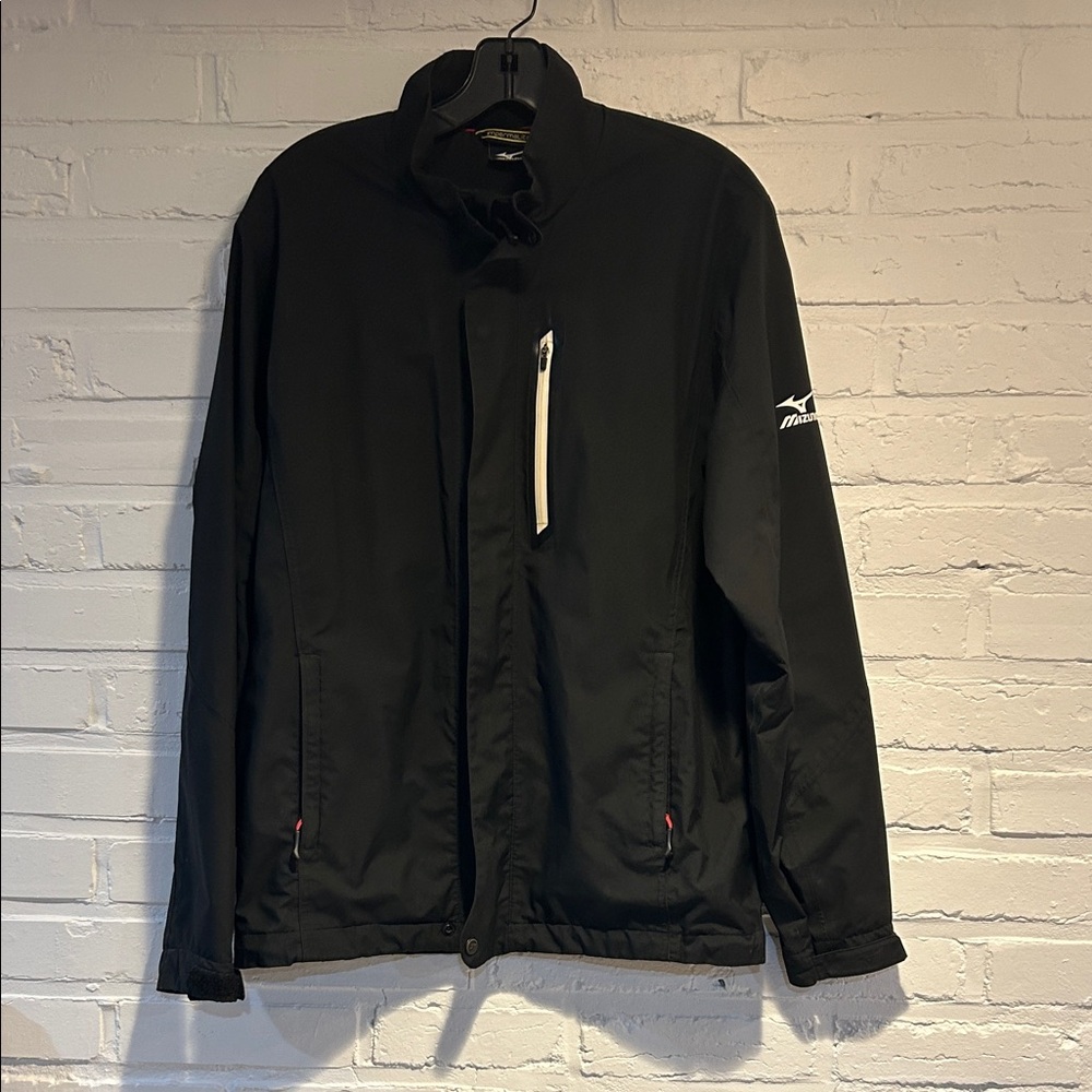 Mizuno Men's Black Windbreaker Jacket